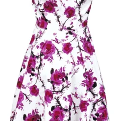"Pink Floral Dress" Mittellanges Kleid Weiß/pink Von H&R London -Angebote Weib Zauber Store 232338b