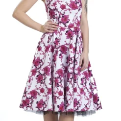 "Pink Floral Dress" Mittellanges Kleid Weiß/pink Von H&R London -Angebote Weib Zauber Store 232338wa emp