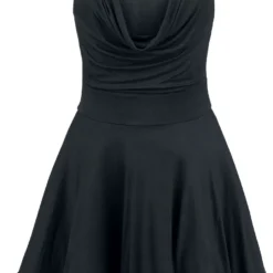 "Oh Boy!" Mittellanges Kleid Schwarz Von Black Premium By EMP