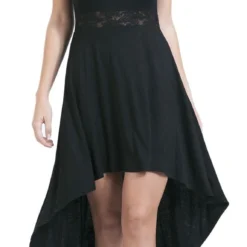 "To Make A Long Story Short" Kurzes Kleid Schwarz Von Black Premium By EMP -Angebote Weib Zauber Store 271097wa emp