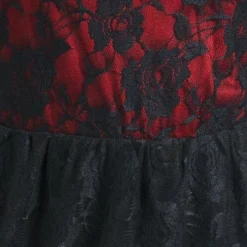"Lady Jane" Mittellanges Kleid Schwarz/rot Von Gothicana By EMP -Angebote Weib Zauber Store 287007d2 emp