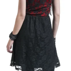 "Lady Jane" Mittellanges Kleid Schwarz/rot Von Gothicana By EMP -Angebote Weib Zauber Store 287007wb emp
