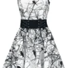 "Dark Crow" Mittellanges Kleid Weiß Von Vixxsin 2 "Dark Crow" Mittellanges Kleid Weiß Von Vixxsin -Angebote Weib Zauber Store 298185a emp