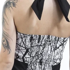 "Dark Crow" Mittellanges Kleid Weiß Von Vixxsin -Angebote Weib Zauber Store 298185d2 emp