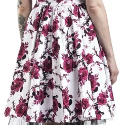 "Pink Floral Dress" Mittellanges Kleid Weiß/pink Von H&R London -Angebote Weib Zauber Store 314786wb emp
