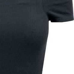 "Ladies Off Shoulder Rib Dress" Kurzes Kleid Schwarz Von Urban Classics -Angebote Weib Zauber Store 343852d emp