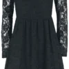 "Lace Dress" Kurzes Kleid Schwarz Von Gothicana By EMP 2 "Lace Dress" Kurzes Kleid Schwarz Von Gothicana By EMP -Angebote Weib Zauber Store 346061a