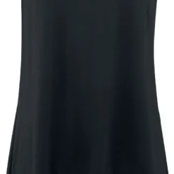 "Two In One Dress" Kurzes Kleid Schwarz/charcoal Von Black Premium By EMP