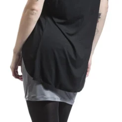 "Two In One Dress" Kurzes Kleid Schwarz/charcoal Von Black Premium By EMP -Angebote Weib Zauber Store 346063wb