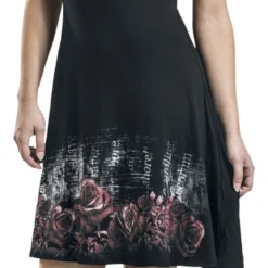 "Nevermore" Kurzes Kleid Schwarz/bordeaux Von Alchemy England 12 "Nevermore" Kurzes Kleid Schwarz/bordeaux Von Alchemy England -Angebote Weib Zauber Store 350194wa