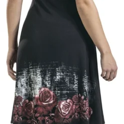 "Nevermore" Kurzes Kleid Schwarz/bordeaux Von Alchemy England 13 "Nevermore" Kurzes Kleid Schwarz/bordeaux Von Alchemy England -Angebote Weib Zauber Store 350194wb