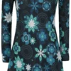 "Flower Rounds Winter Dress" Kurzes Kleid Schwarz Von Innocent -Angebote Weib Zauber Store 350595a