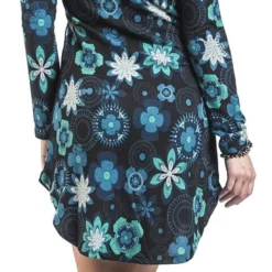 "Flower Rounds Winter Dress" Kurzes Kleid Schwarz Von Innocent -Angebote Weib Zauber Store 350595wb