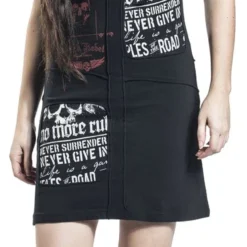 "Stay A Little Longer" Kurzes Kleid Schwarz Von Rock Rebel By EMP -Angebote Weib Zauber Store 370489wa