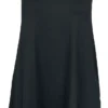 "Ladies A-Line Turtleneck Dress" Kurzes Kleid Schwarz Von Urban Classics -Angebote Weib Zauber Store 371170a