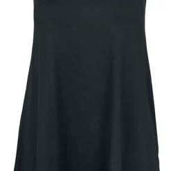 "Ladies A-Line Turtleneck Dress" Kurzes Kleid Schwarz Von Urban Classics