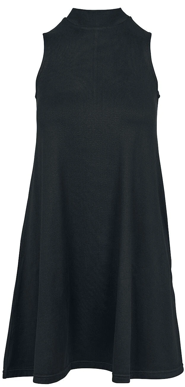 "Ladies A-Line Turtleneck Dress" Kurzes Kleid Schwarz Von Urban Classics 3 "Ladies A-Line Turtleneck Dress" Kurzes Kleid Schwarz Von Urban Classics