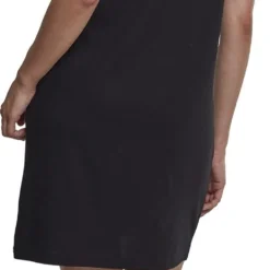 "Ladies Turtle Extended Shoulder Dress" Kurzes Kleid Schwarz Von Urban Classics -Angebote Weib Zauber Store 371192wb