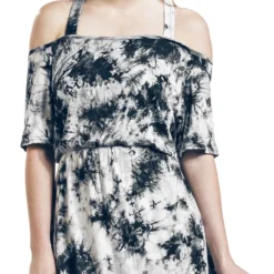 "Saga Tie Dye" Kurzes Kleid Grau Von Innocent