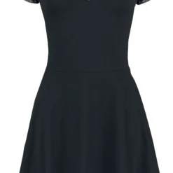 "Hex Wednesday Dress" Kurzes Kleid Schwarz Von Heartless