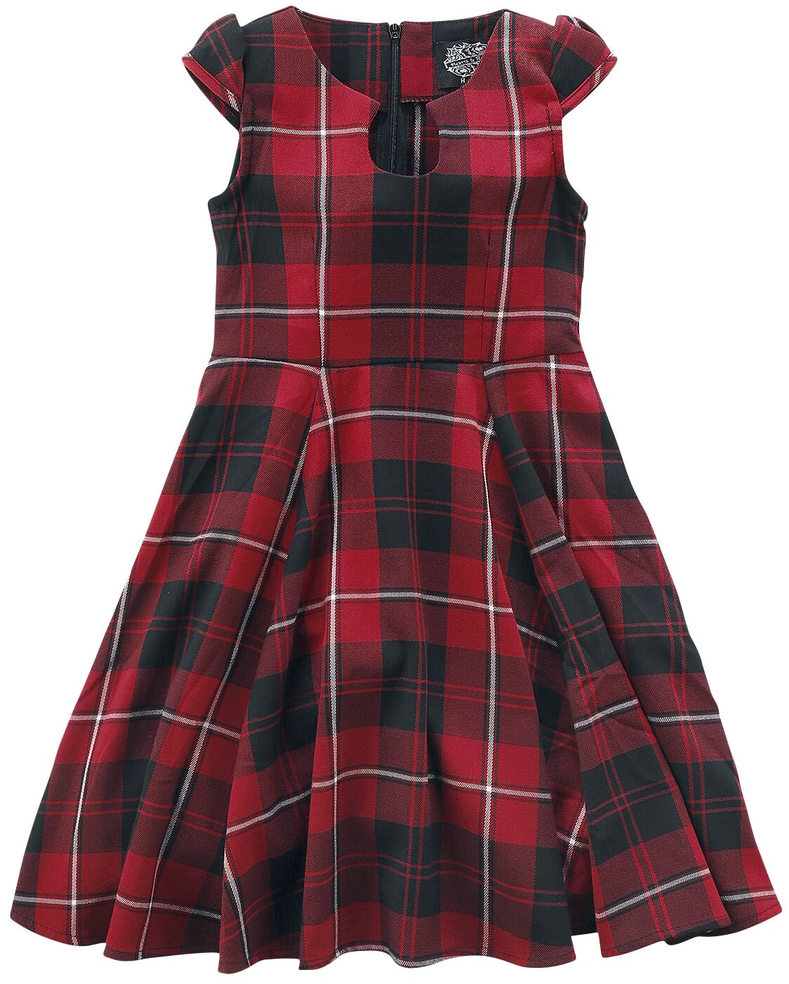 "Red Tartan Tea Kids Dress" Kleid Rot/schwarz Von H&R London