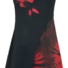 "Maya Dress" Mittellanges Kleid Schwarz/rot Von Innocent -Angebote Weib Zauber Store 395361a