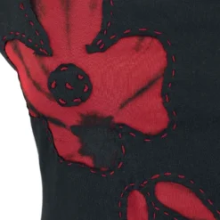 "Maya Dress" Mittellanges Kleid Schwarz/rot Von Innocent -Angebote Weib Zauber Store 395361d