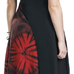 "Maya Dress" Mittellanges Kleid Schwarz/rot Von Innocent -Angebote Weib Zauber Store 395361wb