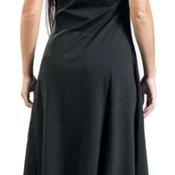 "Mora Dress" Mittellanges Kleid Schwarz Von Vixxsin -Angebote Weib Zauber Store 395389wb