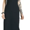 "Mila Dress" Langes Kleid Schwarz Von Innocent -Angebote Weib Zauber Store 396043