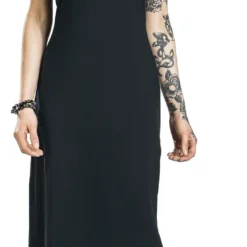 "Mila Dress" Langes Kleid Schwarz Von Innocent -Angebote Weib Zauber Store 396043wa