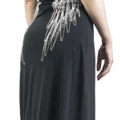 "Angel Dress" Langes Kleid Schwarz Von Innocent -Angebote Weib Zauber Store 396326wb