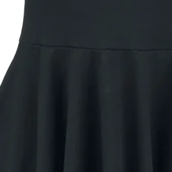 "Triana" Mittellanges Kleid Schwarz Von Outer Vision -Angebote Weib Zauber Store 440516d