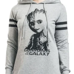 "Groot" Mittellanges Kleid Grau Meliert Von Guardians Of The Galaxy -Angebote Weib Zauber Store 442838wa