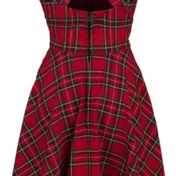 "Irvine Pinafore Dress" Mittellanges Kleid Rot Von Hell Bunny 10 "Irvine Pinafore Dress" Mittellanges Kleid Rot Von Hell Bunny -Angebote Weib Zauber Store 444098b