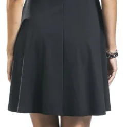 "In A Mood Tie Neck Dress" Kurzes Kleid Schwarz/weiß Von Jawbreaker -Angebote Weib Zauber Store 446010wb