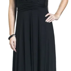 "Endless Forms Most Beautiful" Mittellanges Kleid Schwarz Von Black Premium By EMP 26 "Endless Forms Most Beautiful" Mittellanges Kleid Schwarz Von Black Premium By EMP -Angebote Weib Zauber Store 451402wc