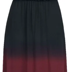 "Wild Tales" Langes Kleid Schwarz/rot Von Black Premium By EMP