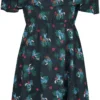 "Jungle" Kurzes Kleid Dunkelblau Von Lilo & Stitch -Angebote Weib Zauber Store 454809a