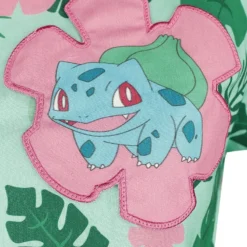 "Bisasam" Kurzes Kleid Multicolor Von Pokémon -Angebote Weib Zauber Store 454850d