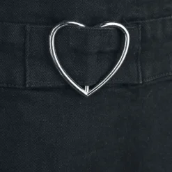 "Love Me Right Dungeree Style Dress" Kurzes Kleid Schwarz Von Jawbreaker -Angebote Weib Zauber Store 457955d3