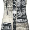 "Stay A Little Longer" Kurzes Kleid Beige Von Rock Rebel By EMP -Angebote Weib Zauber Store 459017a