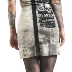 "Stay A Little Longer" Kurzes Kleid Beige Von Rock Rebel By EMP -Angebote Weib Zauber Store 459017wb