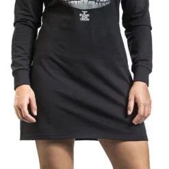 "Jack Skellington - Skull" Mittellanges Kleid Schwarz Von The Nightmare Before Christmas -Angebote Weib Zauber Store 459069wa