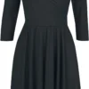 "Schwarzes Kleid In Wickeloptik" Kurzes Kleid Schwarz Von RED By EMP -Angebote Weib Zauber Store 459202a