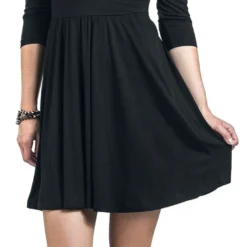 "Schwarzes Kleid In Wickeloptik" Kurzes Kleid Schwarz Von RED By EMP -Angebote Weib Zauber Store 459202wa