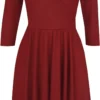 "Wickelkleid RED" Kurzes Kleid Rot Von RED By EMP -Angebote Weib Zauber Store 459203a