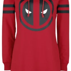 "Logo" Mittellanges Kleid Rot Von Deadpool