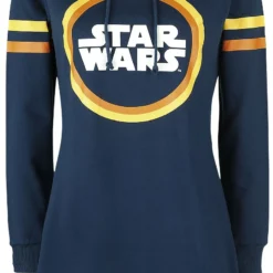 "Retro Logo" Mittellanges Kleid Blau Von Star Wars