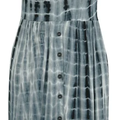 "Luna Dress" Mittellanges Kleid Blau/weiß Von Innocent